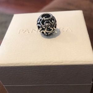 Pandora Heart Ball Silver Charm